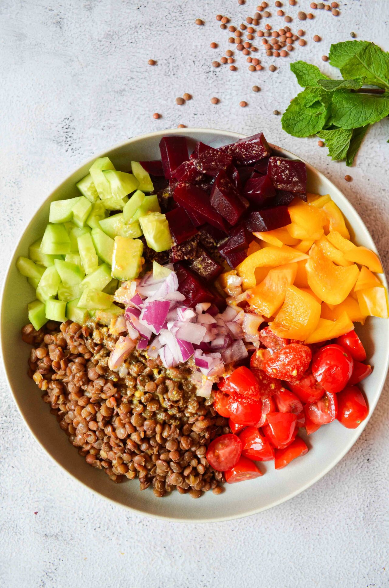 Der Weltbeste Vegane Linsensalat - Mycarbcrew