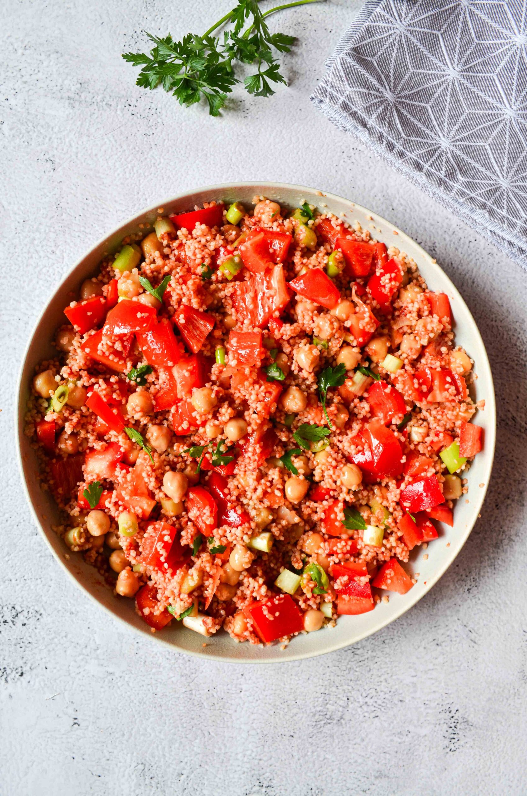 Couscous Salat - vegan & einfach