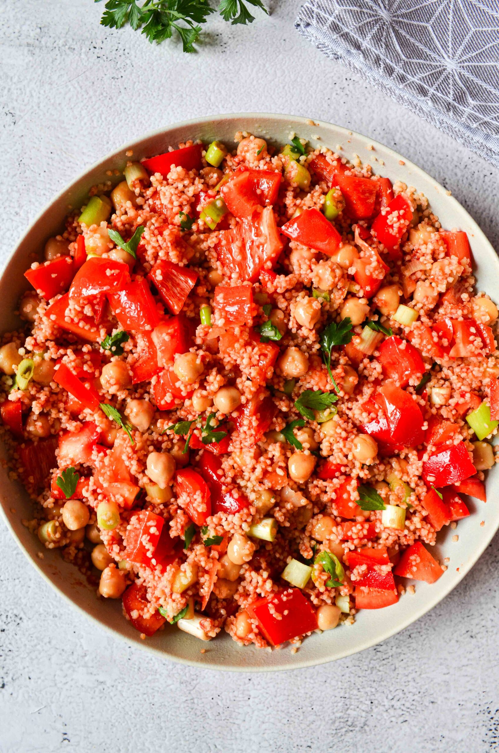 Couscous Salat - vegan & einfach