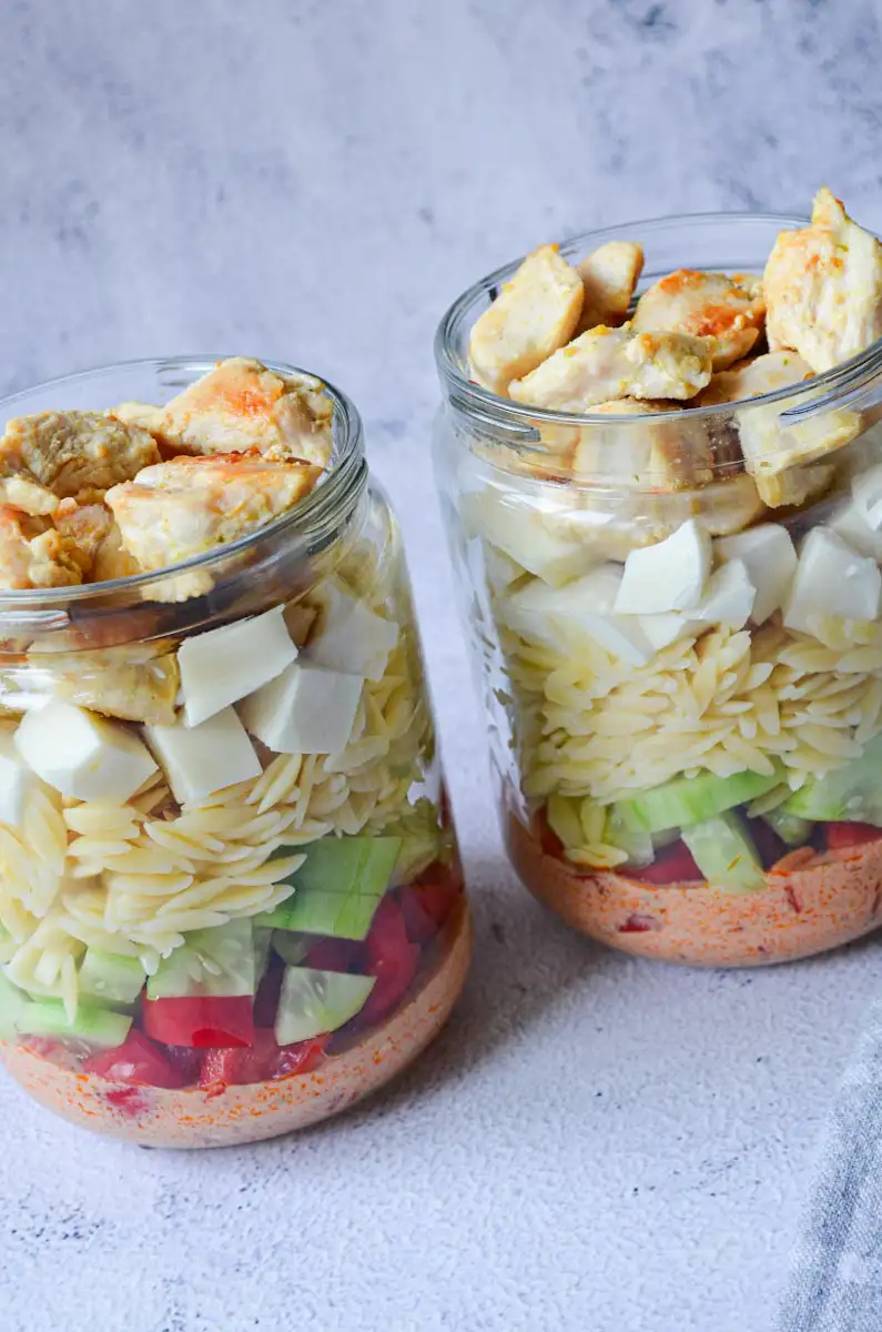 Meal Prep Salat im Glas